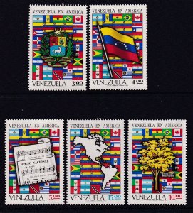Venezuela 996-1000 MNH VF