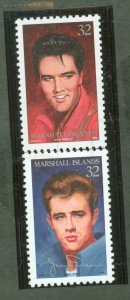 Marshall Islands #608/610  Single