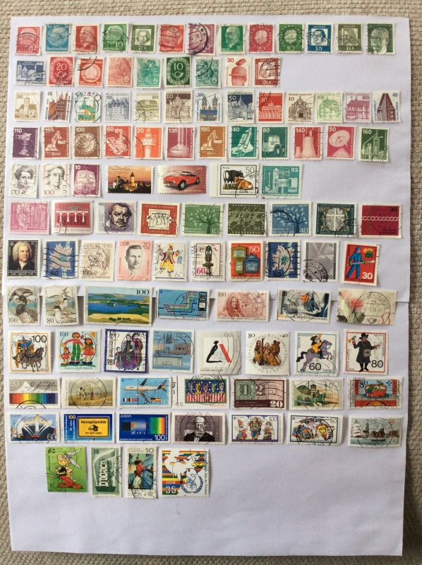 German 100+ stamps - Lot 12