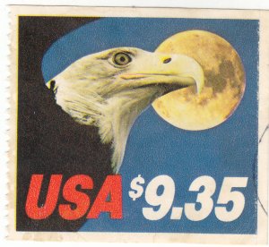 Scott # 1909 - $9.35 Multicolored - Eagle and Moon - Used - SCV $15.00