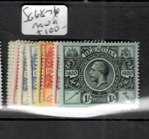 BERMUDA KGV COMMEM SET  SG 68-76    MOG  P0615H