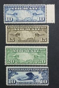 MOMEN: US #C7-10 MINT OG NH #24430