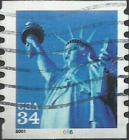 P.N.C. 6666 # 3477 USED STATUE OF LIBERTY