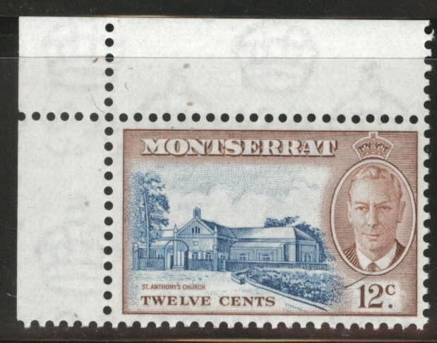 Montserrat Scott 121 MNH** corner margin copy 1951