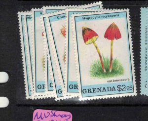 Grenada Mushroom SC 1744-51 MNH (5gln) 