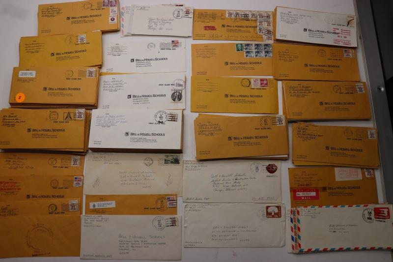 APO military mail cover box lot 400 Army Navy Naval Ship AF base slogan Cancel