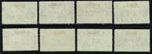 SOUTH GEORGIA 1944-45 KG VI FULL SET UNUSED (MH) SGB1-SGB8 Wmk.MSCA P.12 VGC