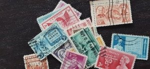 Scott #953-980; 28 used stamps from 0f 1948; sound, off paper; most VF or better