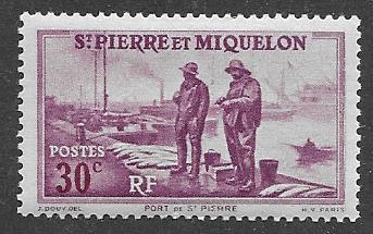 St Pierre & Miquelon  Scott 180  MNH