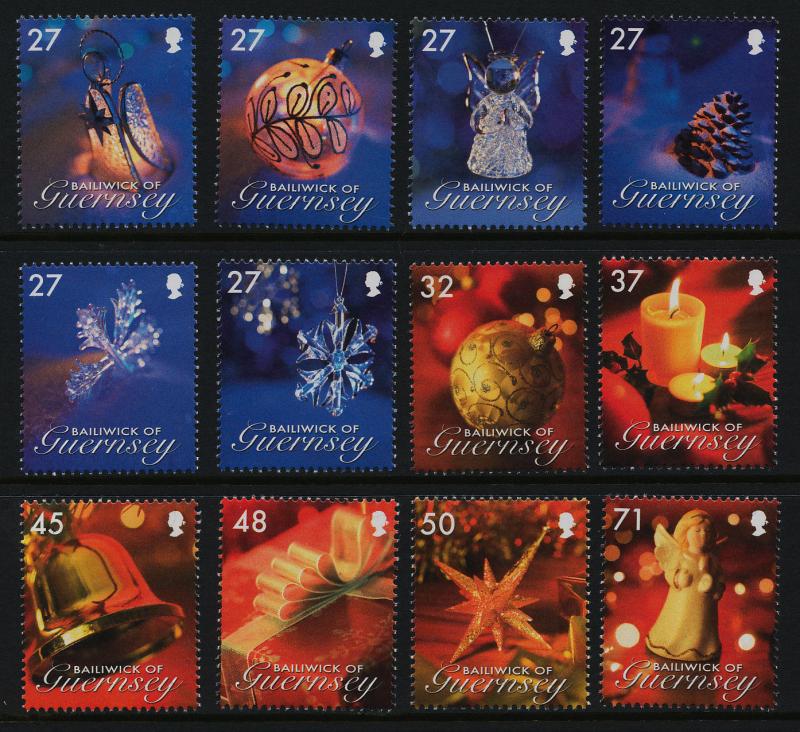 Guernsey 959-70 MNH - Christmas, Deck the Halls