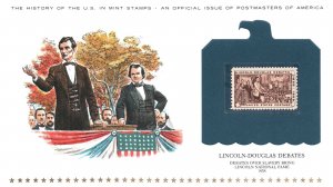 THE HISTORY OF THE U.S. IN MINT STAMPS LINCOLN-DOUGLAS DEBATES