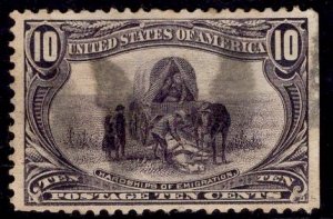 US Stamp #290 10c Trans-Mississippi USED SCV $35.00