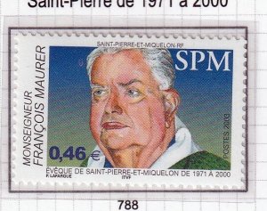 SPM ,  St. Pierre et Miquelon 2003 - Msgr. Francois Maurer - MNH  single # 750