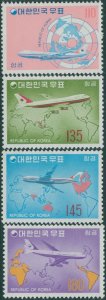 Korea South 1973 SG1085-1088 Airmail set MLH