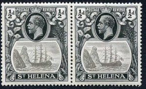 St Helena SG97 1/2d Grey and Black U/M PAIR