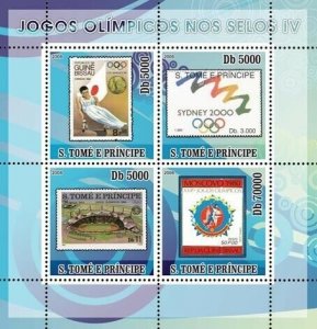 S. TOME & PRINCIPE 2008 - Olympic Games on Stamps IV 4v