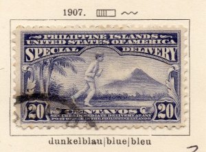 Philippines 1906 Early Issue Fine Used 20c. NW-275489