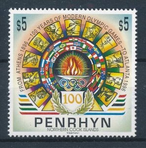 [116800] Penrhyn 1996 100 Years modern Olympic Games  MNH