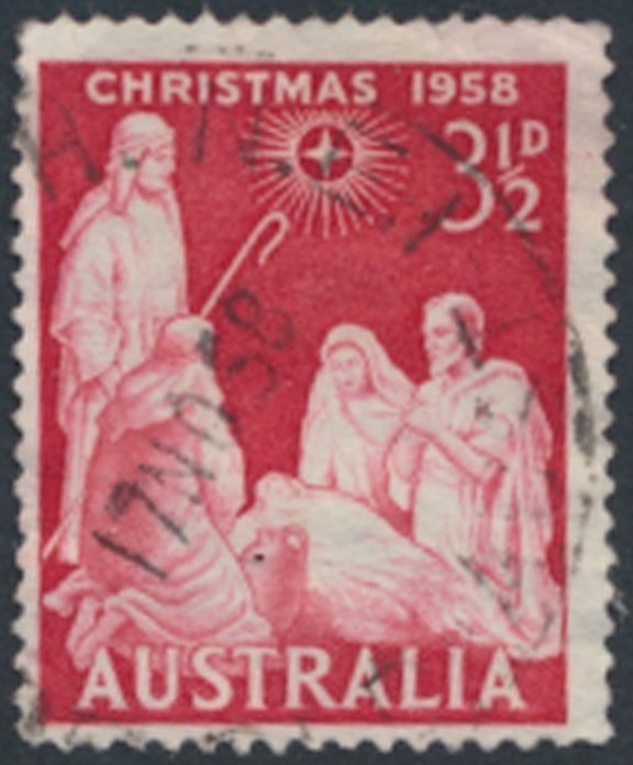 Australia  SC# 312 Used  Christmas  see details & scans