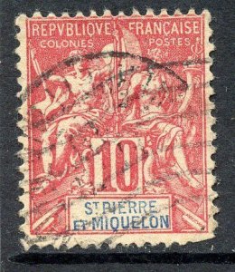 Saint Pierre and Miquelon # 66, Used.