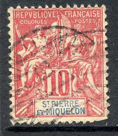 Saint Pierre and Miquelon # 66, Used.