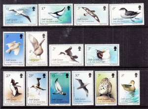 South Georgia 109-123 Birds MNH VF