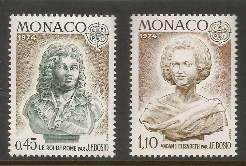MONACO  903-904  MNH,  COMMON DESIGN,  EUROPA '74