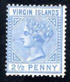 British Virgin Islands #15 F/VF, Unused, CV $4.25   ...   6940002