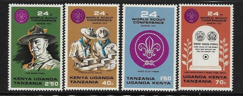 Kenya Uganda Tanzania KUT 1973 Boy Scout Conference Nairobi Kenya MNH A462