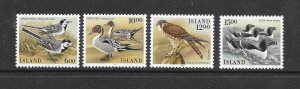 BIRDS - ICELAND #618-21   MNH