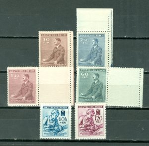 BOHEMIA & MORAVIA #B9-B14(HITLER)...2 SETS...MNH...$1.60