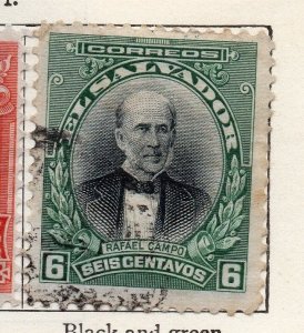 El Salvador 1912 Early Issue Fine Used 6c. 120585