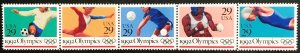 1992 Scott# 2637-2641 - Strip Set of 5 - SUMMER OLYMPICS - Mint NH