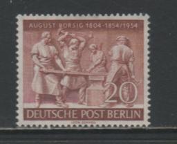 GERMANY 1954 EARLY FORGE MH STAMP