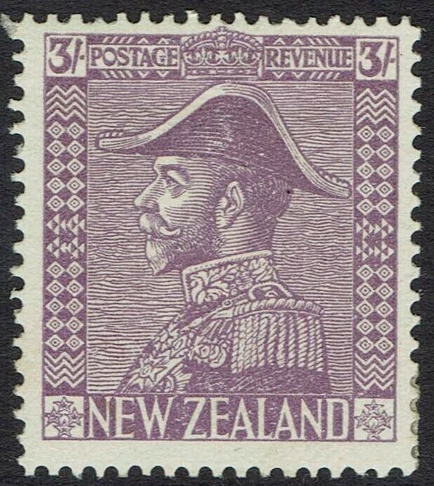 NEW ZEALAND 1926 KGV ADMIRAL 3/-  