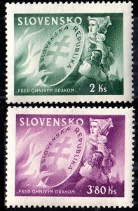 Slovakia Scott B25-B26 Mint never hinged.