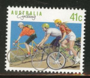 AUSTRALIA Scott 1109B MNH** 1989 41c Cycling stamp