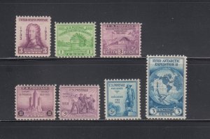 US, 726 / 734, MNH , 1933