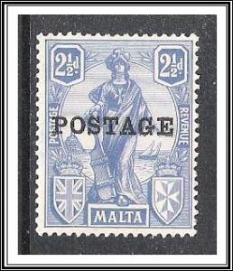 Malta #121 \Malta\ Overprinted MH