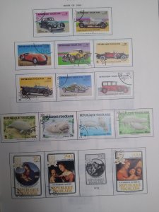 collection on pages Togo 1984-88 QJ: CV $39