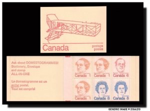 CANADA # BK74a (DF) - McCann BK74j (DF/LF) - MNH - 8/10  - Burgess Dunne