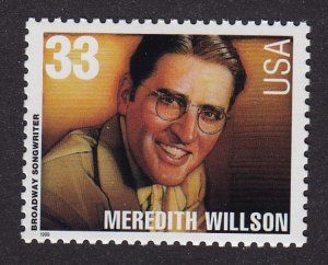 UNITED STATES USA #3349 Mint MNH Stamp Meredith Willson Songwriters