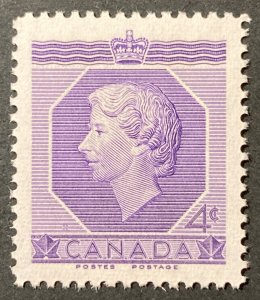 Canada 1953 #330, QE II Coronation, MNH.