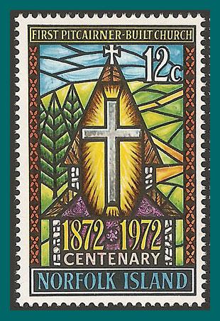 Norfolk Island 1972 First Church, MNH #151,SG128