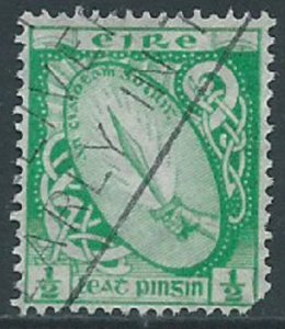 Ireland, Sc #65, 1/2d Used