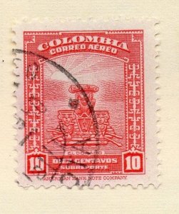 Colombia Air Post 1950 Early Issue Fine Used 10c. 173219