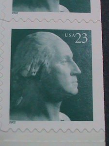 ​UNITED STATES-2001-SC#3468a -GEORGE WASHINGTON COMPLETE BOOKLET OF 10 STAMPS-