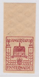 Finsterwalde WWII Germany World War II Local Stamp 1946 40+35pf MNH** A20P4F193-