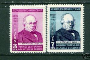 566F DOMINICAN REP. DOMINICANA 356-7 MOG ROWLAND HILL