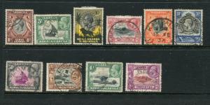 Kenya Uganda #46-55 Used